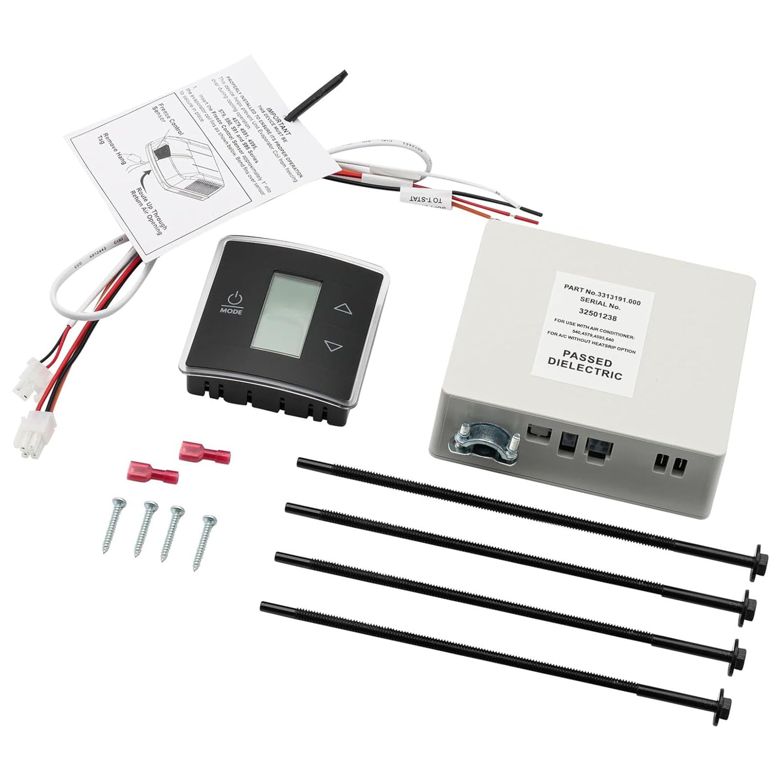 CPAOWEHF Wohnmobil Thermostat Set 3316230.000 Für Anhänger Wohnmobile Klimaanlagen Einzelzonen Thermostat DC12V Wandthermostat von CPAOWEHF