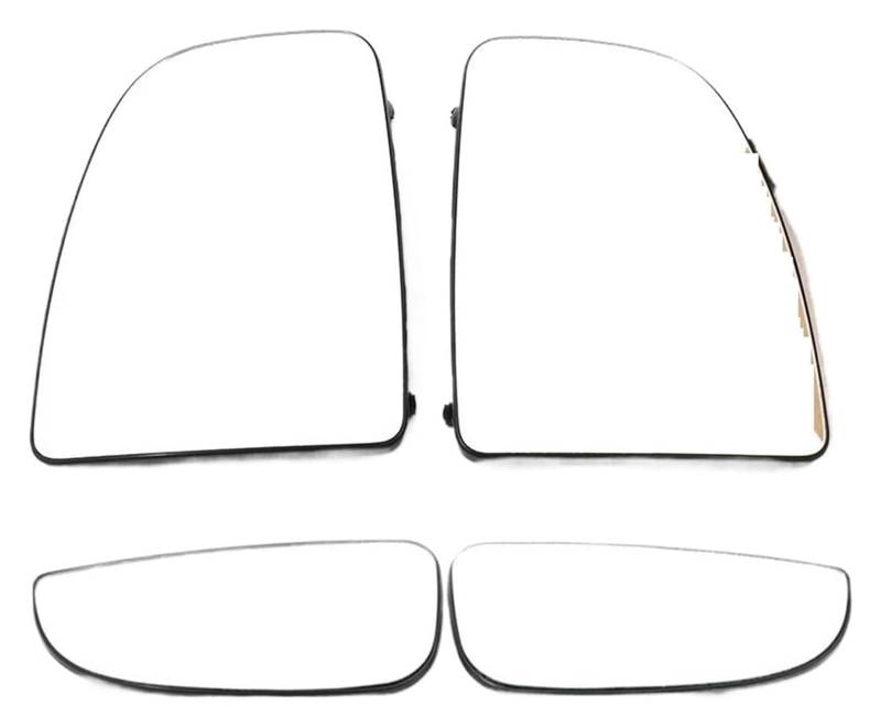 Ersatzspiegel Für Fiat Für Ducato 2021-2023 Für Ram Für ProMaster 2014-23 Flügel Spiegel Glas Hinten Links & Rechts Seite Spiegel Glas Ansicht(1pc Right- Small) von CPDDTWUAZ