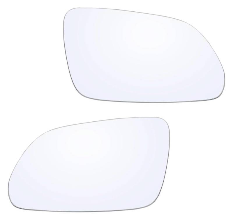 Ersatzspiegel Für Octavia MK2 A5 2004-2009 Flügelseitenspiegelglas Aufklebbare Rückansicht Konvexes Autospiegelglas(Pair) von CPDDTWUAZ