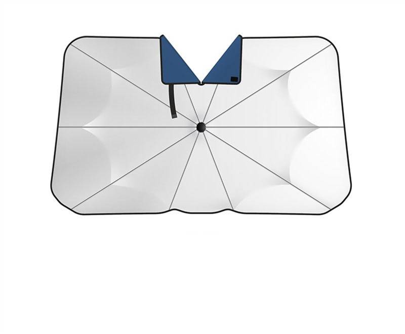 Auto-Sonnenblende Auto-Windschutzscheiben-Sonnenschutz, Gebogener Regenschirm, Abdeckung, Schutz, Sonnenschirm, Sommer-Sonnenschutz, Frontfenster-Sonnenschutz, Zugang(L) von CPNTDSAZ