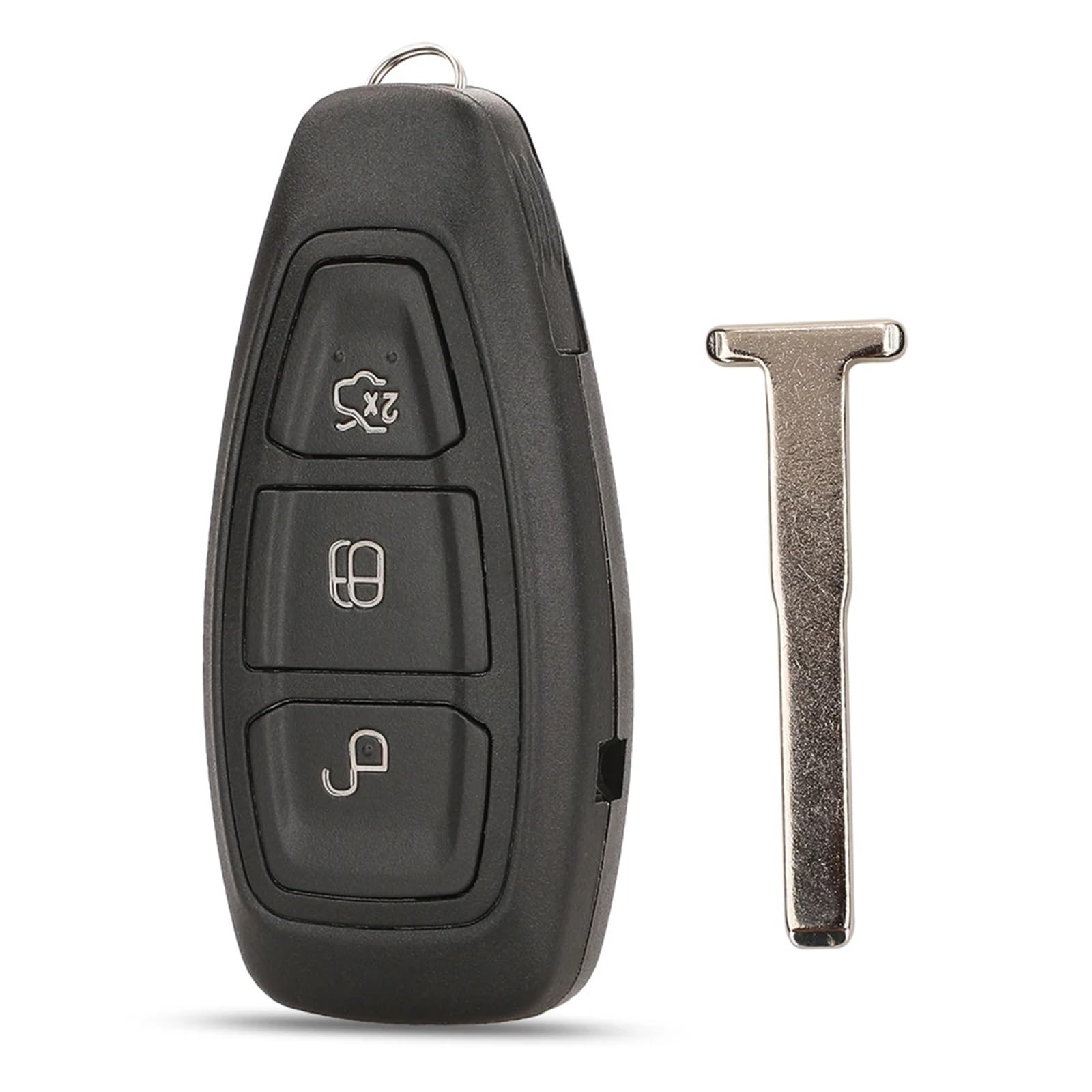 CPNTDSAZ Autoschlüsselgehäuse 3 Tasten Fernbedienung Autoschlüssel Shell Keyless Case Kompatibel Mit F&or&d Für Focus Für Mondeo(7) von CPNTDSAZ