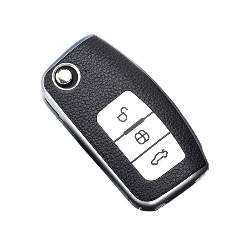 CPNTDSAZ Autoschlüsselgehäuse Auto-TPU-Klappschlüsselabdeckung Tasche Shell Fob Case Kompatibel Mit Fo&r&d Für Focus 2 MK2 Für Fiesta Für Mondeo(4) von CPNTDSAZ