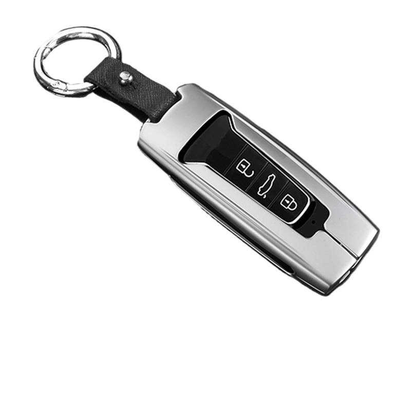 CPNTDSAZ Autoschlüsselgehäuse Zinklegierung Auto Remote Key Fob Fall Abdeckung Fob Key Shell Schutz Für T&ouar&eg(8) von CPNTDSAZ