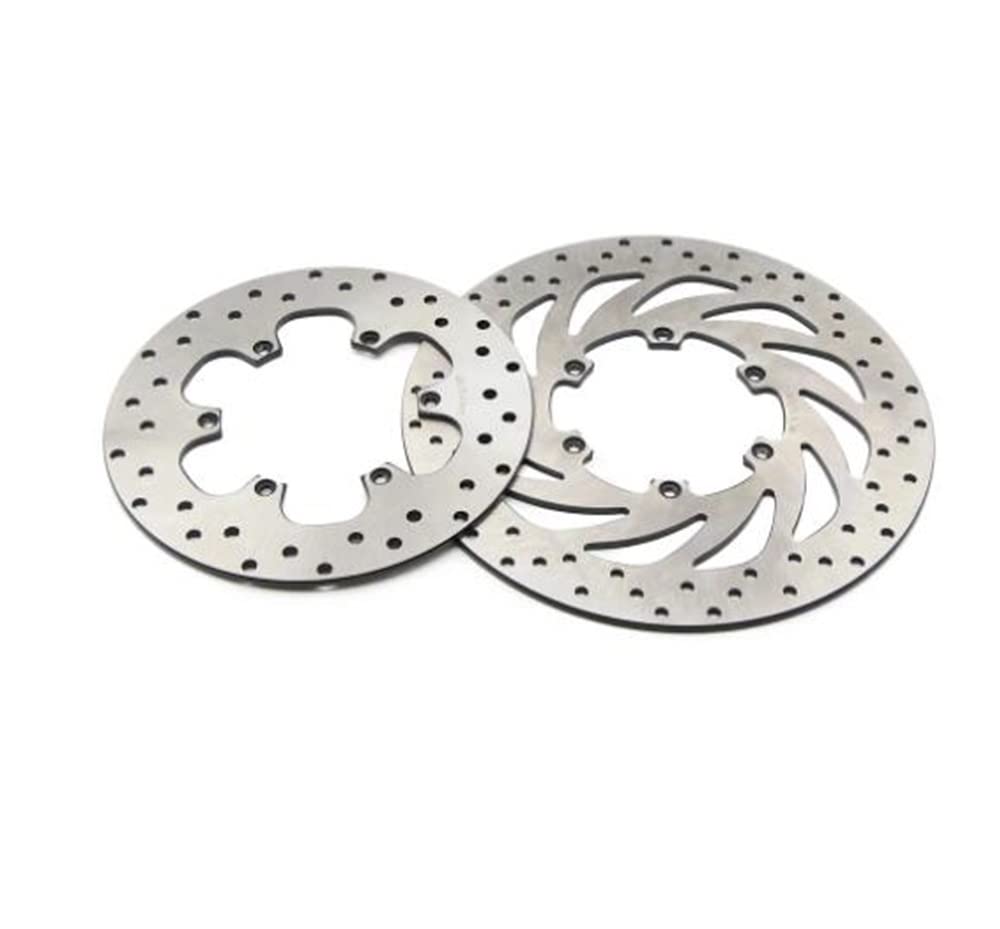 Motorrad-Bremsscheibe 300mm 240mm Motorrad Vorne Hinten Bremsscheibe Bremsscheibe Für B&M&W F650GS F650ST F650 GS ST F 650GS 650ST 1993-2005 2006 2007(Front and Rear Set) von CPNTDSAZ