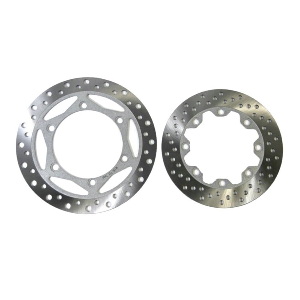 Motorrad-Bremsscheibe Motorrad Scheibenbremse Set Vorne Hinten Bremsscheibe Rotor Für Kawasaki KL250 KLX250 Super Sherpa Stockman Kmx125 KMX 125(3) von CPNTDSAZ