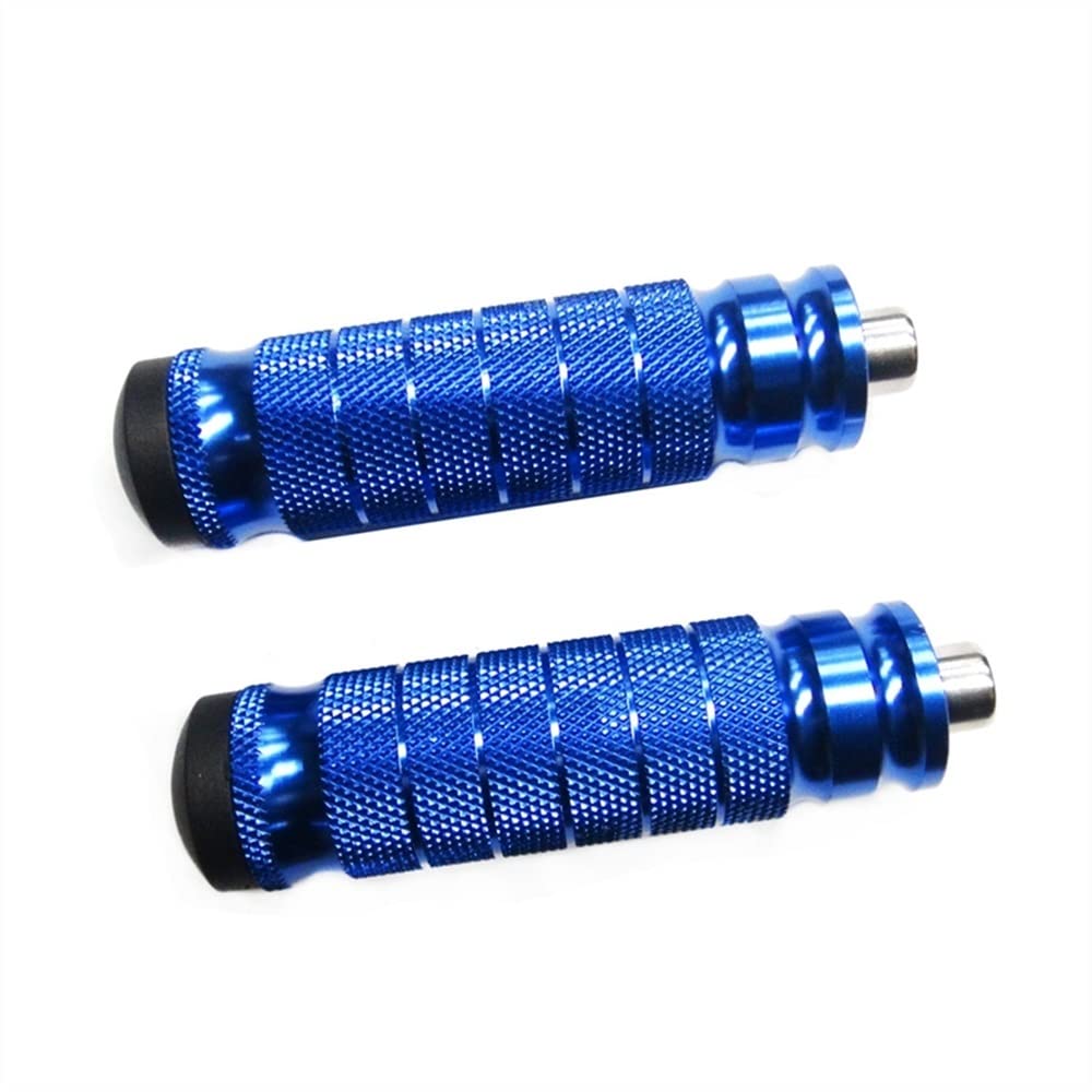 Motorrad-Fußrasten 1 Paar Universal CNC Aluminium Motorrad Fußrastenanlage Fußrasten Fußrasten Fußrasten Pedal Für Ya&ma&ha Fit Motorrad Modifiziert(Blue) von CPNTDSAZ