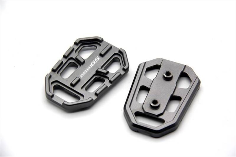 Motorrad-Fußrasten Für BM&W R1200GS R1200 GS R 1200 GS 2013-2019 Aluminium CNC Motorrad Billet Fuß Breite Pegs Pedale Rest Fußrasten(Titanium R1200GS) von CPNTDSAZ