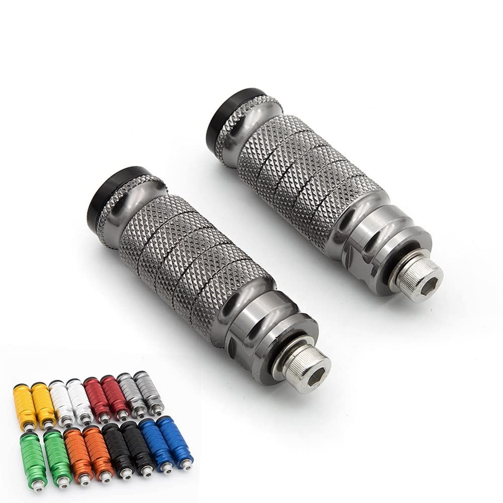 Motorrad-Fußrasten Für Ducati Monster 696 2008-2014 Motorrad Fußrastenpedal Fußrasten Fußrasten Universal 8mm Fußrasten Hinten Set Fußrasten(7) von CPNTDSAZ