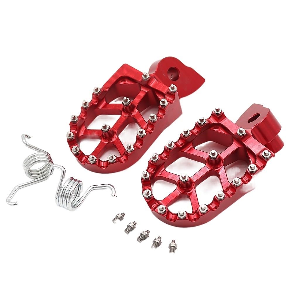 Motorrad-Fußrasten Motorrad CNC Fußrasten Ruht Fußstütze Fußrastenpedale Für Ya&ma&ha YZ 85 125 250 YZ250F YZ426F YZ450F WR250F WR400F WR426F WR450F(2) von CPNTDSAZ