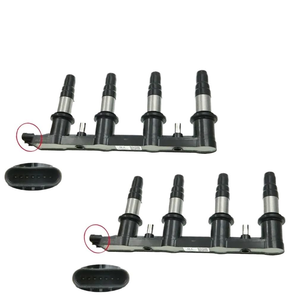 Zündspulen-Set 25186687 Zündspule (B Modul) / passend für Chevrolet Cruze 1.8 2010–2015 Aveo/Aveo5 2009–2011 Sonic 2012–2018 Pontiac G3 2009–2010 Zündspulen-Set (2 Stück) von CPOCZKCF