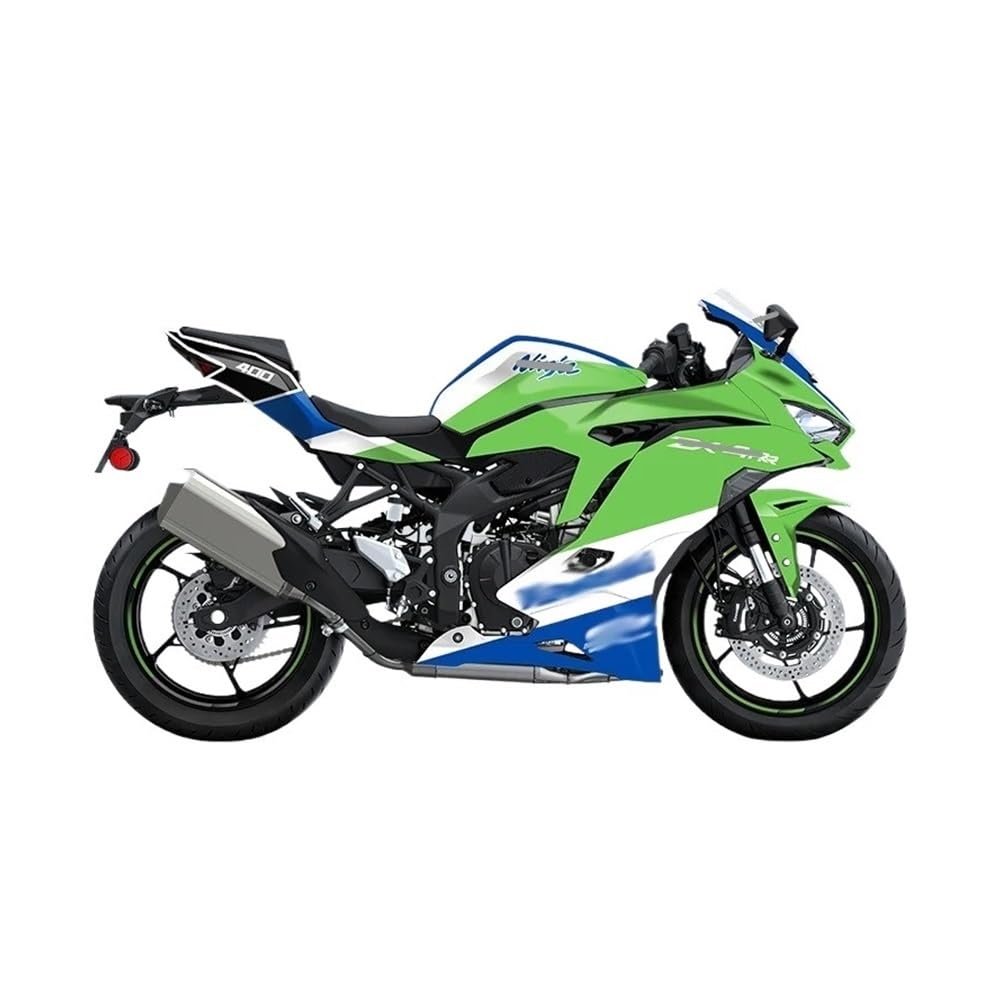 Moto Réservoir Pad Verwendet Für Ka&wasaki ZX4R 4RR Motorrad Verkleidung Aufkleber Kits Aufgeklebt Auf Fahrrad Zubehör Farbe Teile Bereich Können Wählen Stil von CPSIKJJ