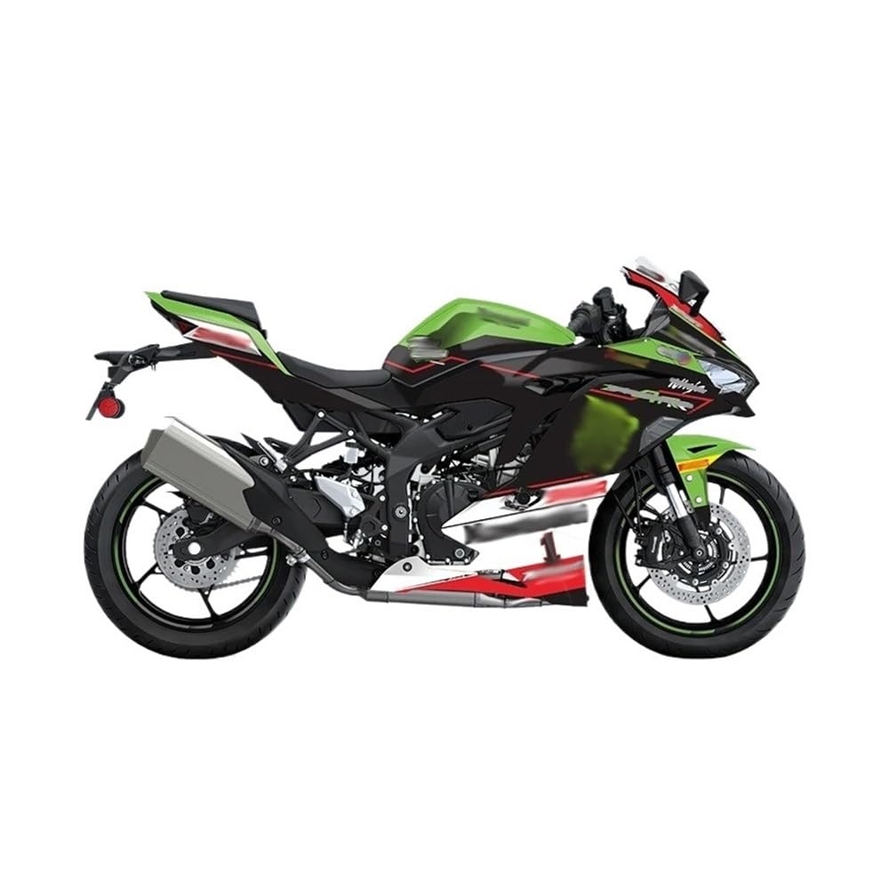 Moto Réservoir Pad Verwendet Für Ka&wasaki ZX4R 4RR Motorrad Verkleidung Aufkleber Kits Aufgeklebt Auf Fahrrad Zubehör Farbe Teile Bereich Können Wählen Stil von CPSIKJJ