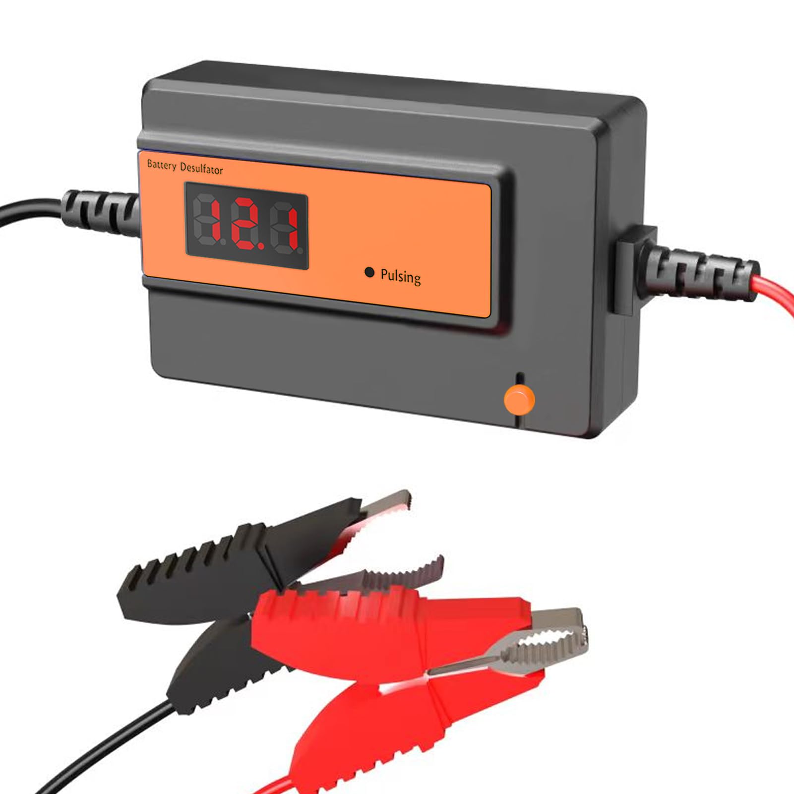 Automatischer Batterie-Desulfator-Wartungsgerät zur Wiederbelebung und Regeneration von GEL AGM SLA Blei-Säure-Batterie (12-48V 200AH ORANGE GROSSE KLICKEN) von CPTDCL