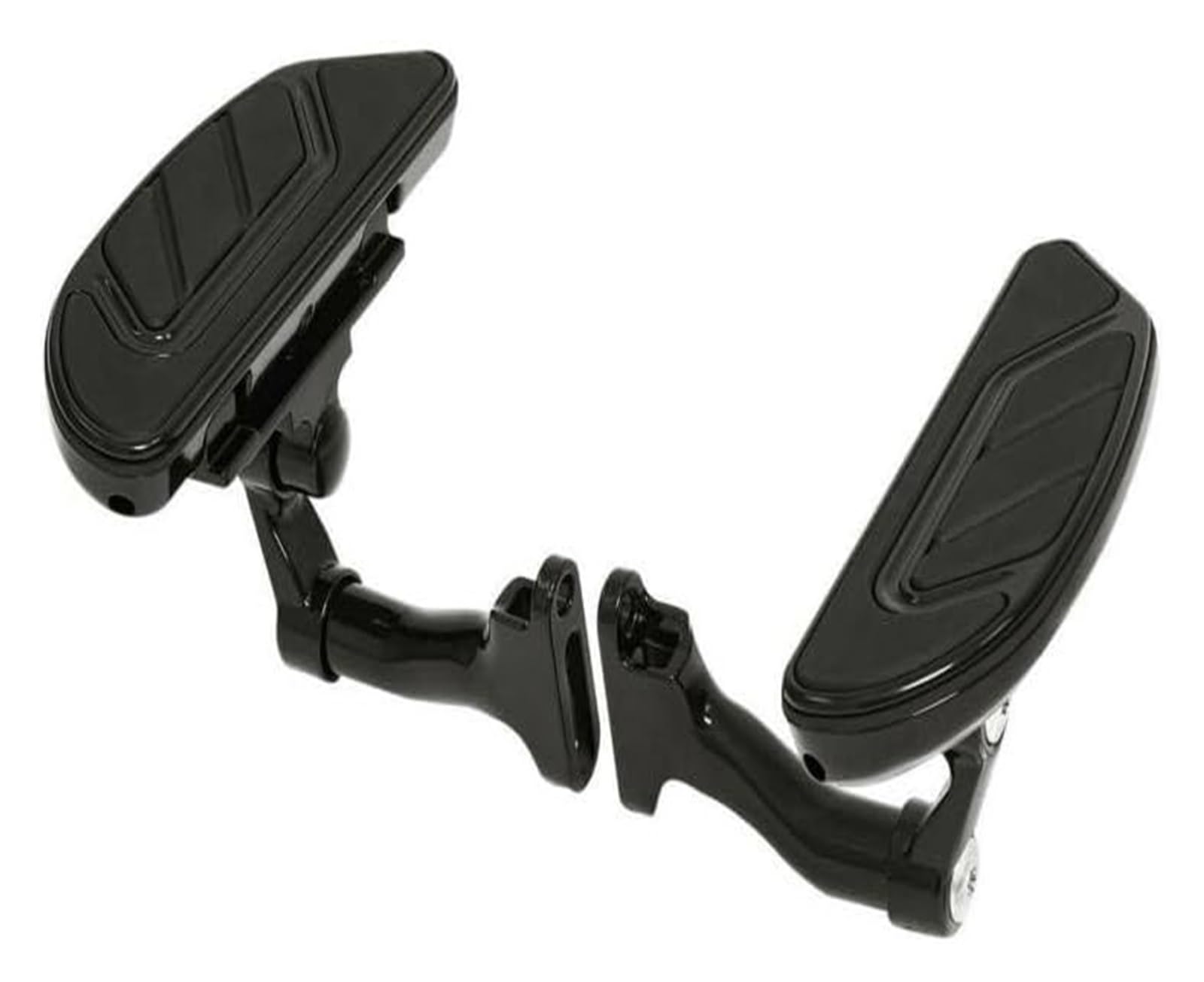 Motorrad Fußrasten Für H&Arley Für Road Für King Für Street Für Glide Motorrad Pedal Motorrad Hinten Passagier Diele Trittbrett Fußstützen Halterung Fussrasten(Carbon Fiber 4pcs) von CPZPMFMKBG