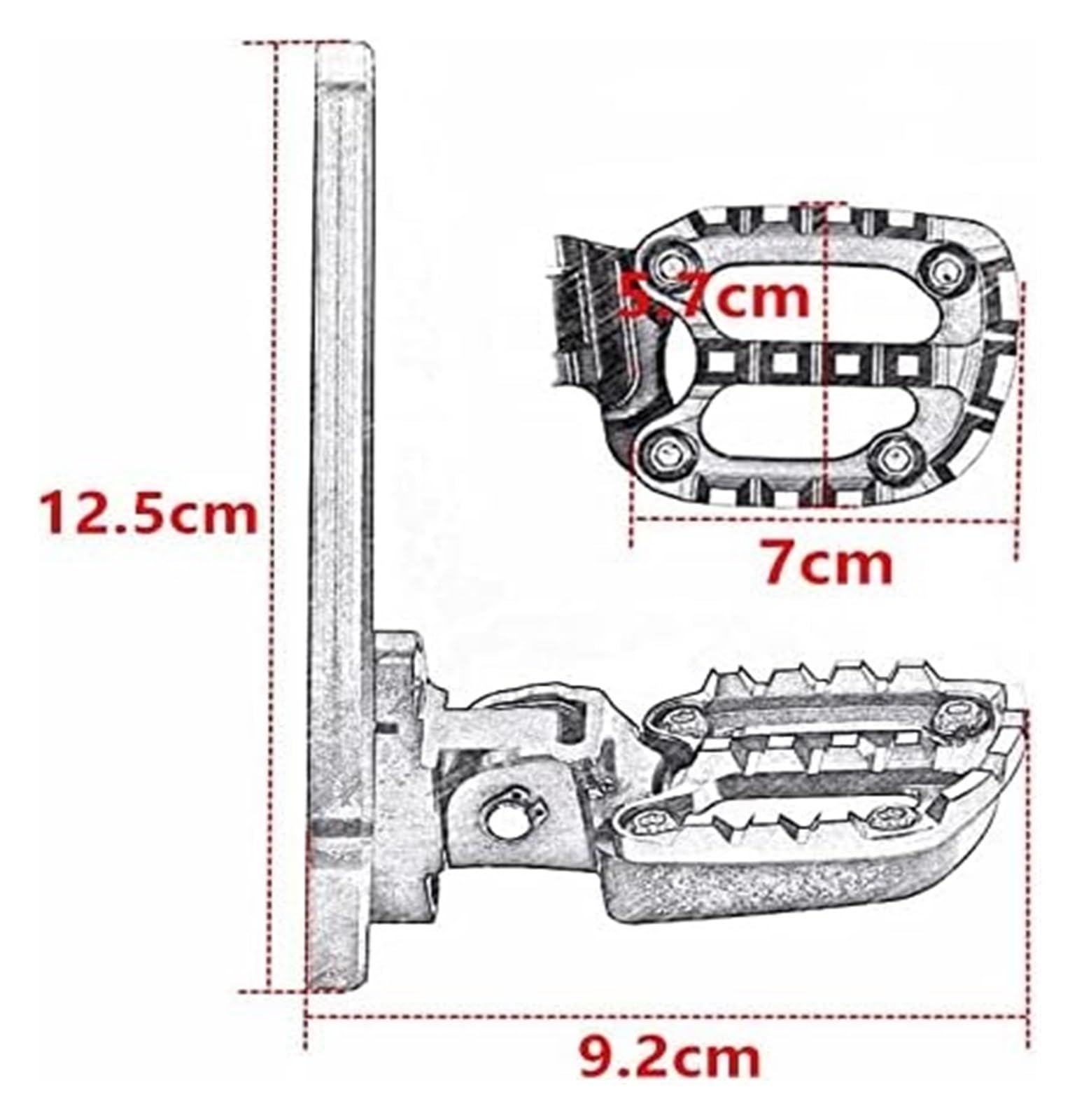 Motorrad Fußrasten Für X-ADV 750 X-ADV XADV 750 XADV750 2021 2022 Motorrad CNC Hinten Fußrasten Fußrasten Pedal Passagier Fuß Rest Fußrastenanlage Fussrasten(8) von CPZPMFMKBG