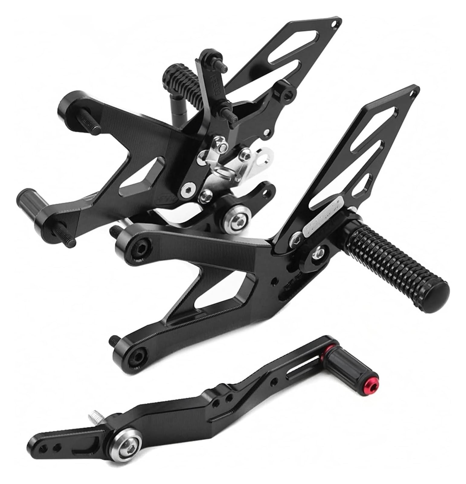 Motorrad Fußrasten Für Y&AMAHA YZF R1 R1M R1S 2015 2016 2017 2018 Motorrad Fahrer Hinten Set Fußrastenanlage Fußrastenauflage Fußraste Bremse Schalthebel Pedal Fussrasten(2) von CPZPMFMKBG