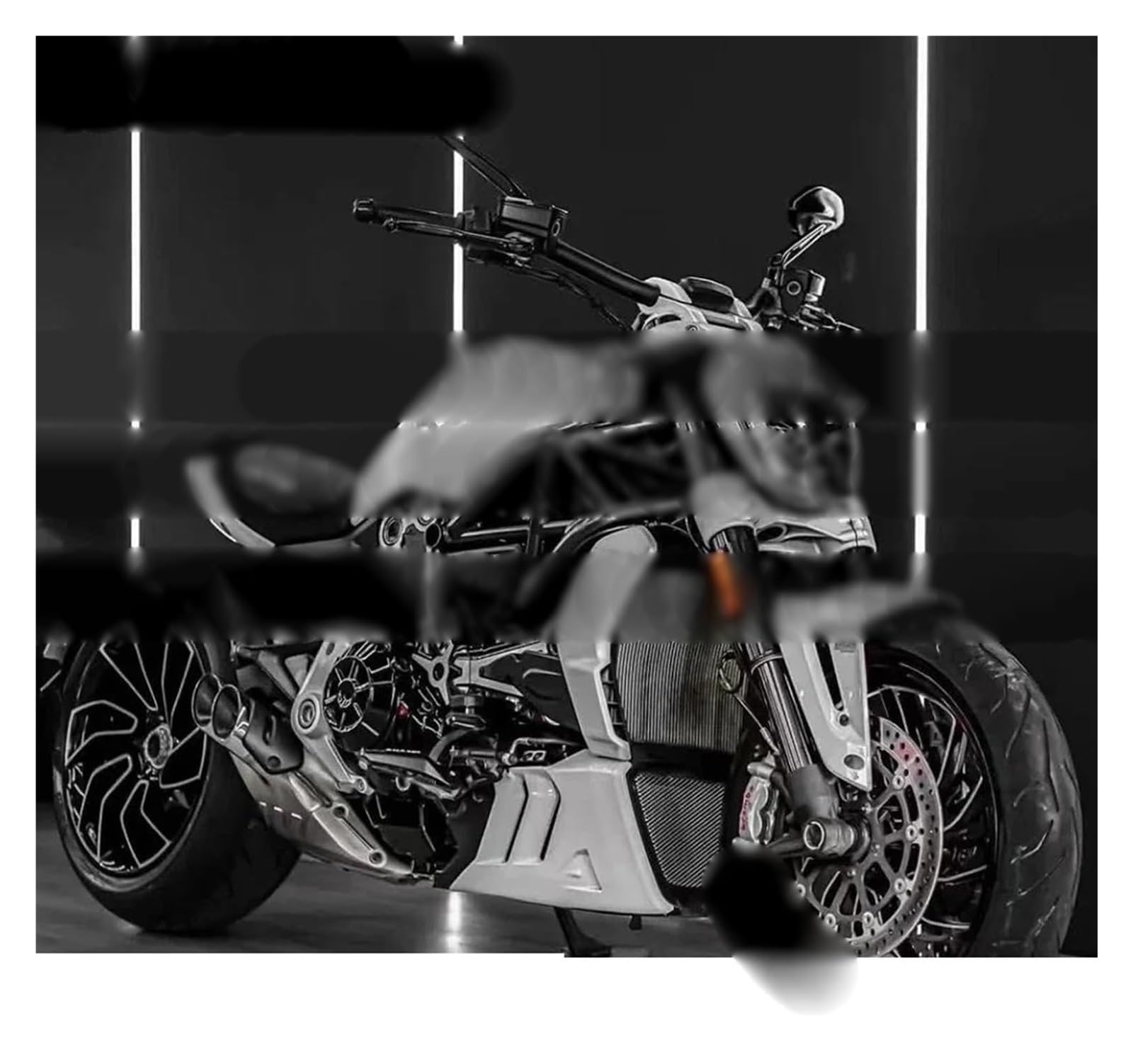 Motorrad Lenkerspiegel Für DUCATI Für DIAVEL 1260 Für XDIAVEL S 2019-2022 Motorrad Rückspiegel Motorrad Rückspiegel von CPZPMFMKBG