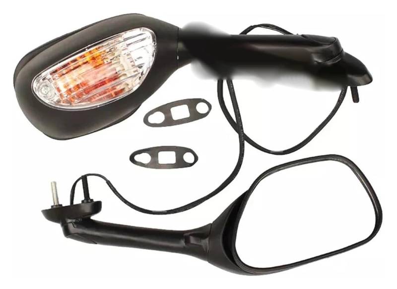 Motorrad Lenkerspiegel Für S&uzuki GSXR 600 750 2006–2010 GSXR 1000 2005–2008 K6 K7 K8 Mit Lichtern Rückspiegel Motorrad Rückspiegel von CPZPMFMKBG