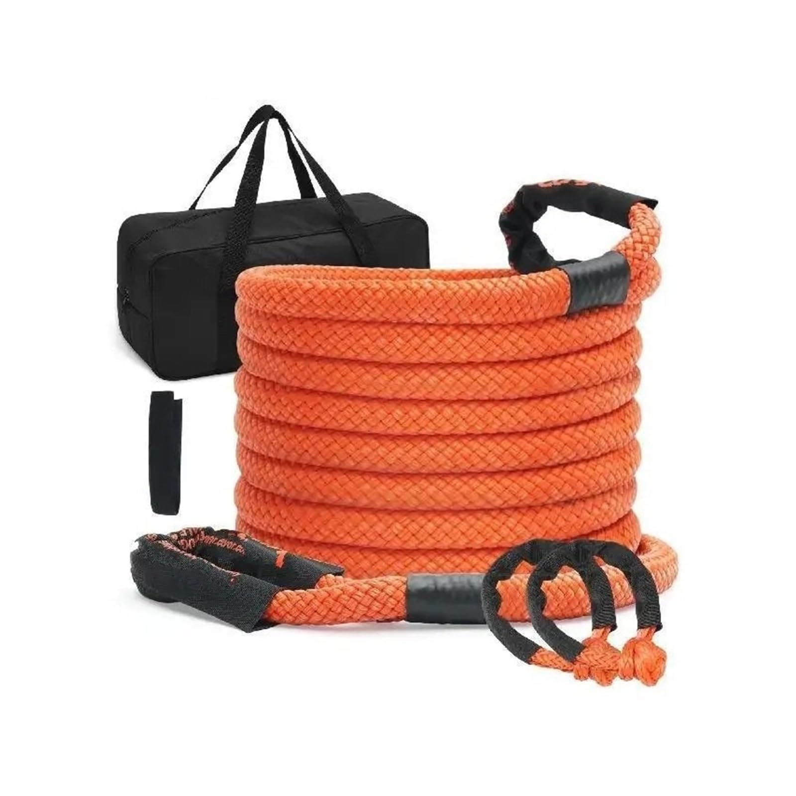 Abschleppseil Auto 20/30ft Auto-Abschleppseil Off Road Snatch Tow Strap of Rescue Recovery Resistent, welches Seil für Auto-LKW-ATV-Traktor otfall-Abschleppgurt(20ft0.8in no Shackle) von CQJJXKYC