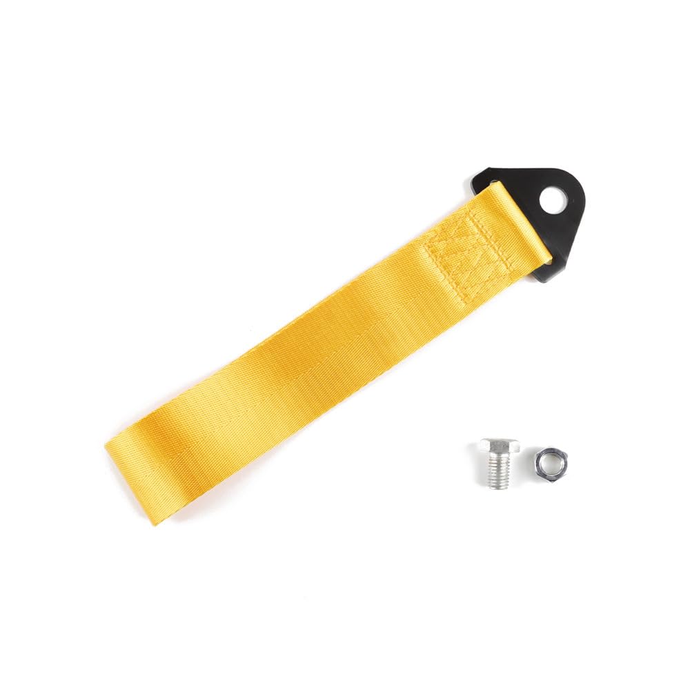 Abschleppseil Auto 9 Farben Auto Styling Mode Tags Auto Abschleppen Nylon Seile Haken Auto Abschleppgurt Zubehör Unisex Geschenke otfall-Abschleppgurt(Yellow) von CQJJXKYC