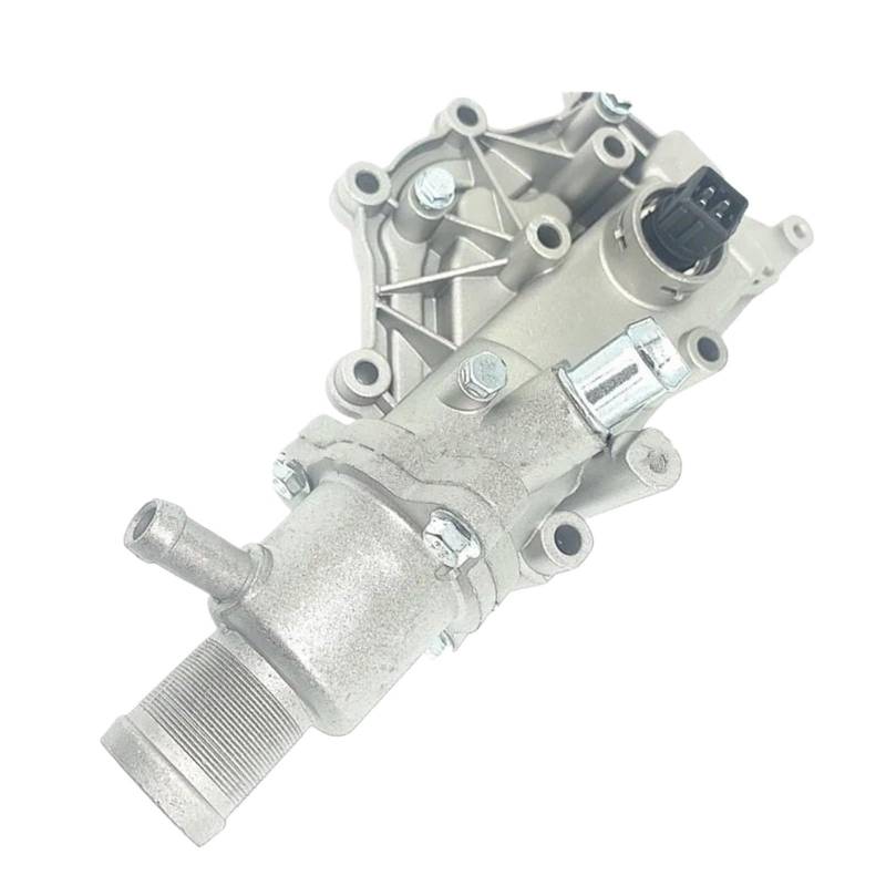 Temperatur Sensor Motor Thermostat Beste 8200561434 8200158269 Auto Aluminium Thermostat Gehäuse Wasserrohr Kühlmittel Outlet Für Renault Megane Clio Laguna Scenic Wind(Hole) von CQJJXKYC