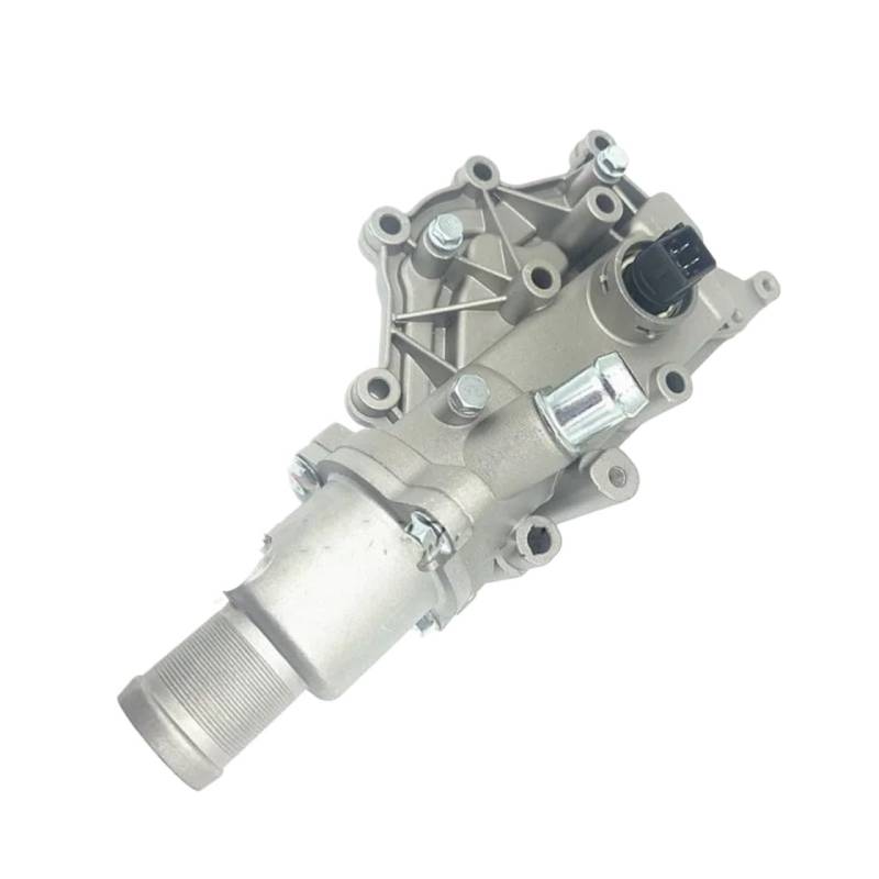 Temperatur Sensor Motor Thermostat Beste 8200561434 8200158269 Auto Aluminium Thermostat Gehäuse Wasserrohr Kühlmittel Outlet Für Renault Megane Clio Laguna Scenic Wind(No Hole) von CQJJXKYC