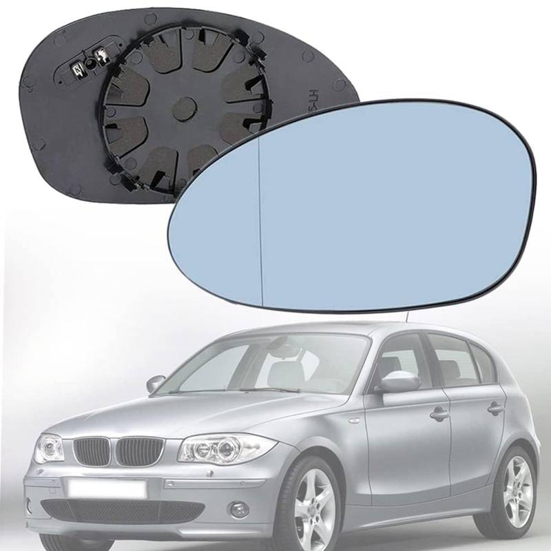 Auto Spiegelglas für BMW Z4 E85/E86 2002-2006 2007 2008, Beheizbar Ersatzspiegelglas Außenspiegel Ersatzspiegel mit Trägerplatte Zubehör,Left von CQNYFDC