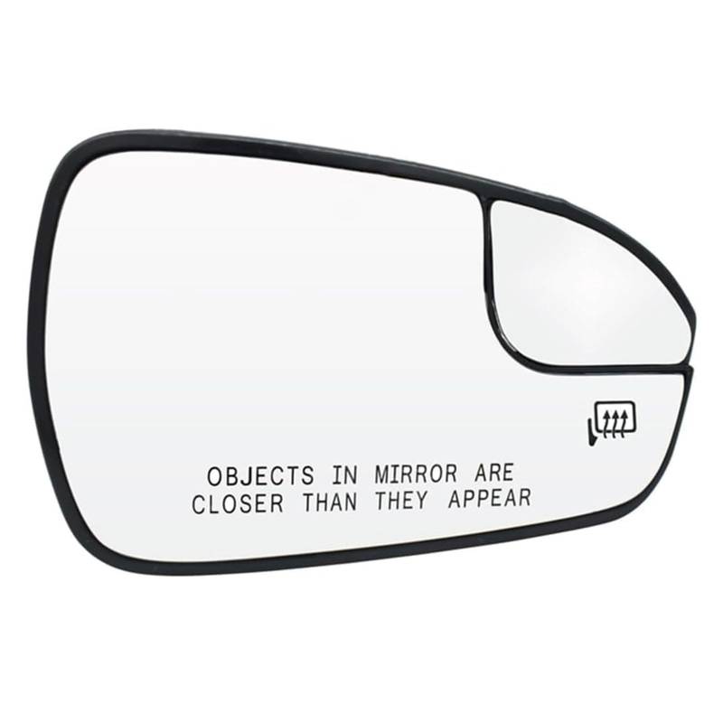 Auto Spiegelglas für Ford Mondeo MK4 Fusion 2013-2019 2020, Beheizbar Ersatzspiegelglas Außenspiegel Ersatzspiegel mit Trägerplatte Zubehör,Right von CQNYFDC