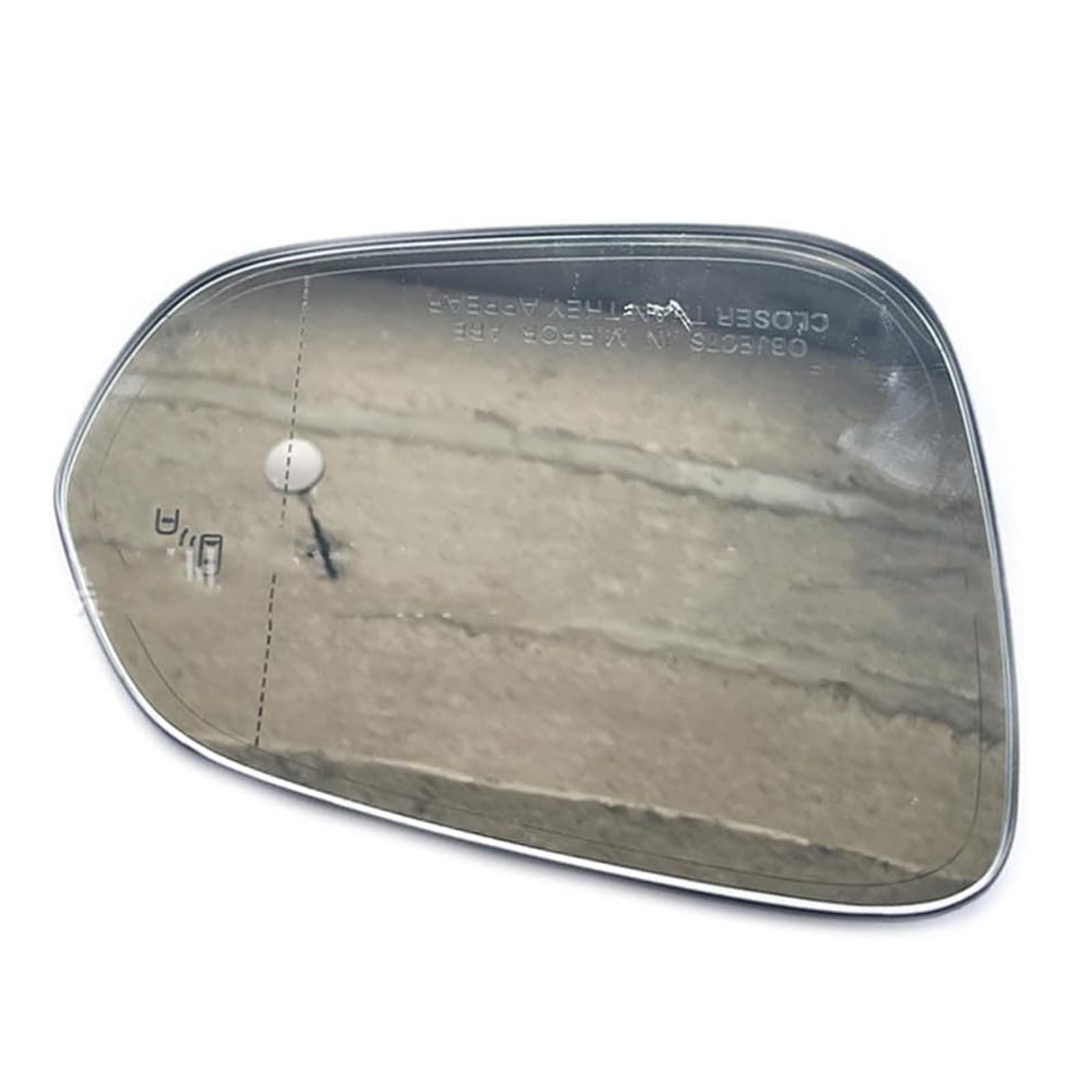 Auto Spiegelglas für Lexus NX 200 300 RX 350 450 2015-2021, Beheizbar Ersatzspiegelglas Außenspiegel Ersatzspiegel mit Trägerplatte Zubehör,Left von CQNYFDC