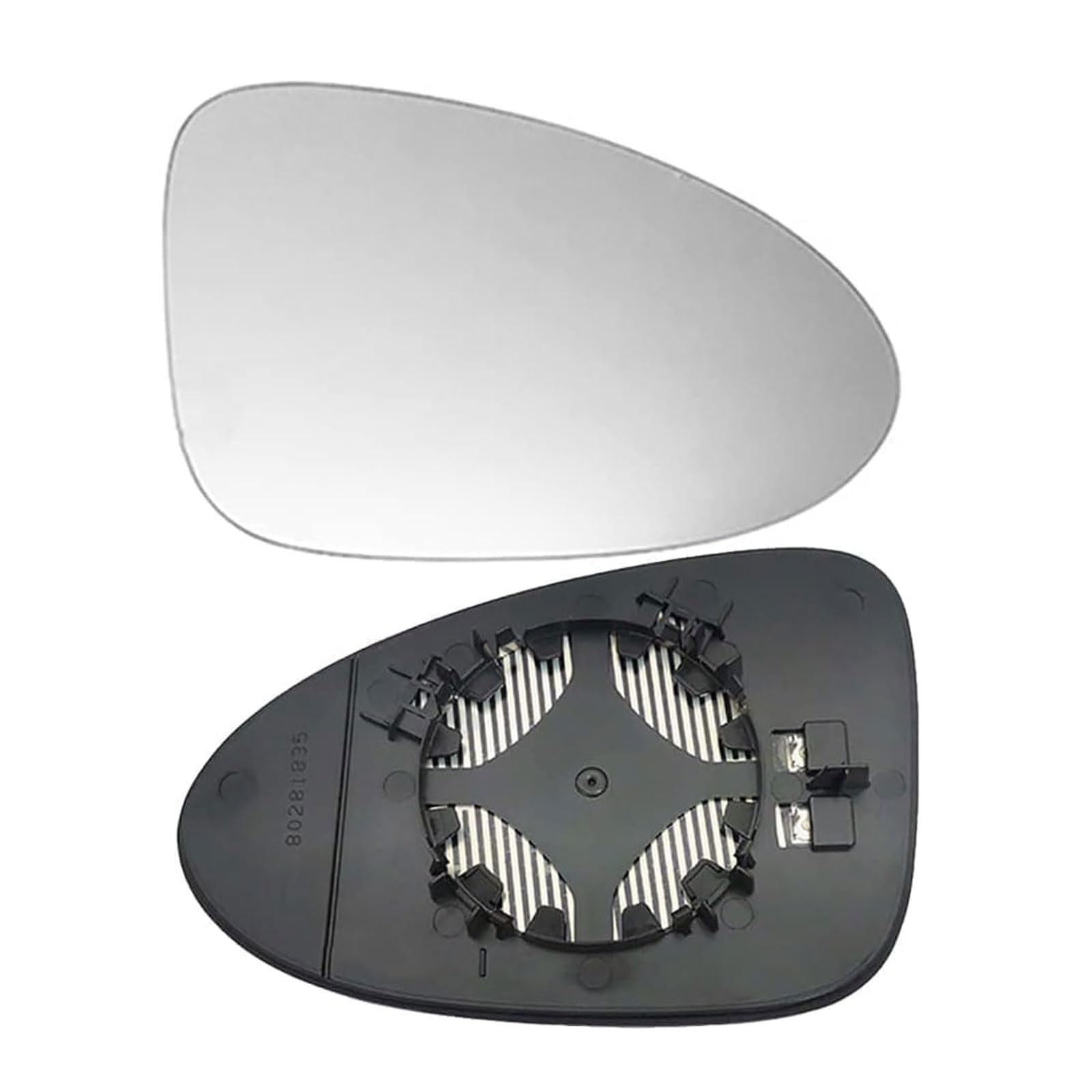 Auto Spiegelglas für Porsche Macan 2014-2019 2020 2021 2022 2023 2024, Beheizbar Ersatzspiegelglas Außenspiegel Ersatzspiegel mit Trägerplatte Zubehör,Right von CQNYFDC