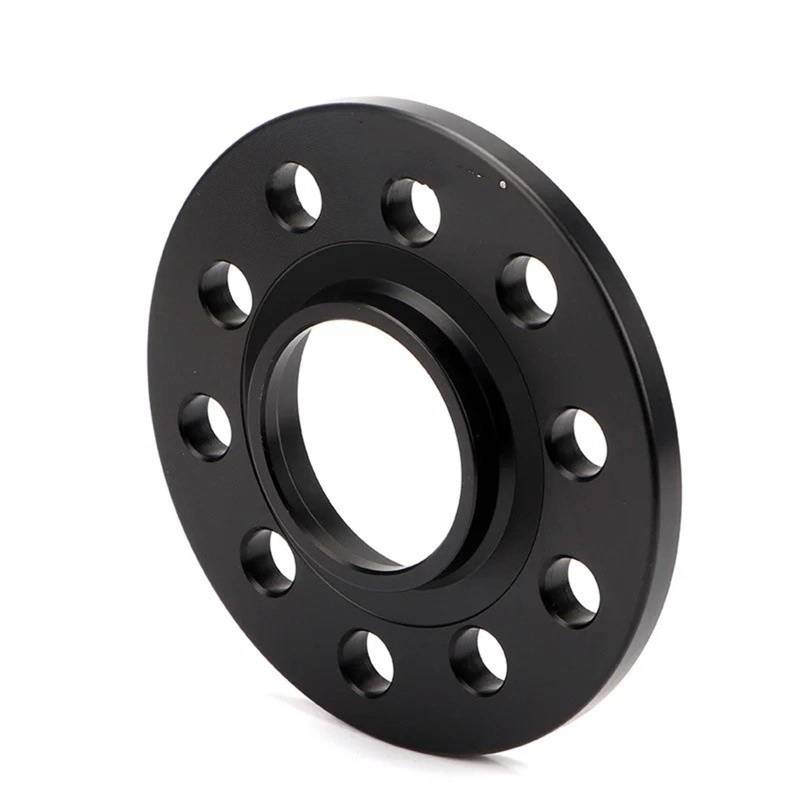 Auto-Rad-Distanzscheiben Für 2 Stück 3/5/7/12/15/20mm Rad Spacer Adapter Für PCD 5x112 CB 66,5mm 5Lug Anzug Auto Spurverbreiterung(2PCS 15mm Black) von CQRBNE