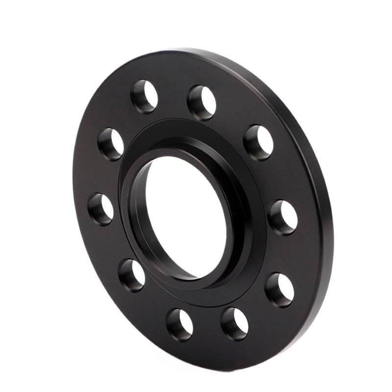 Auto-Rad-Distanzscheiben Für Benz Spurverbreiterung Adapter PCD 5x112 CB 66,5mm 5Lug Anzug 2 Stück 3/5/7/12/15/20mm Auto Spurverbreiterung(2PCS 12mm Black) von CQRBNE