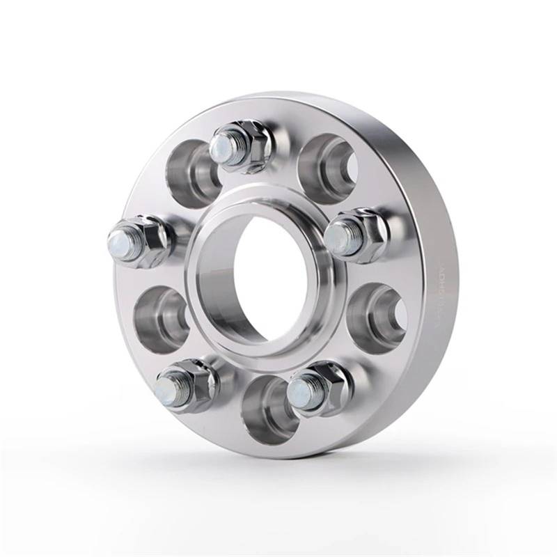 Auto-Rad-Distanzscheiben Für Geschmiedete Aluminiumlegierung, Für PCD 5 X 112 CB 66,6 Mm Spurverbreiterung, Adapter M14 X 1,5. 1 Stück Auto Spurverbreiterung(1PC 25mm silver) von CQRBNE