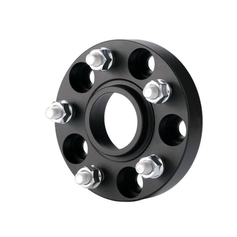 Auto-Rad-Distanzscheiben Für Jaguar XJ Für XF XK Für S-TYPE M12x1.5 1 Stück Rad Spacer Adapter PCD 5x108 CB 63,4 Auto Spurverbreiterung(Black 20mm) von CQRBNE