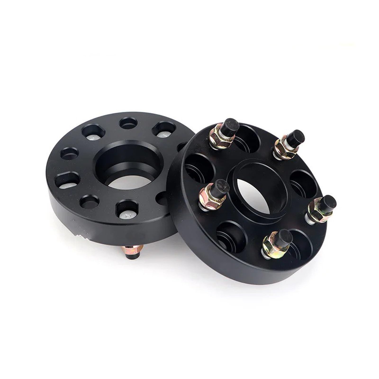 Auto-Rad-Distanzscheiben Für NISSAN 350Z/370Z/GTR Für Maxima Für Altima Für Fuga 2 Stück 15/20/25/30/35mm Spurverbreiterung Adapter 5x114,3 66,1mm Auto Spurverbreiterung(2PCS 25mm black) von CQRBNE