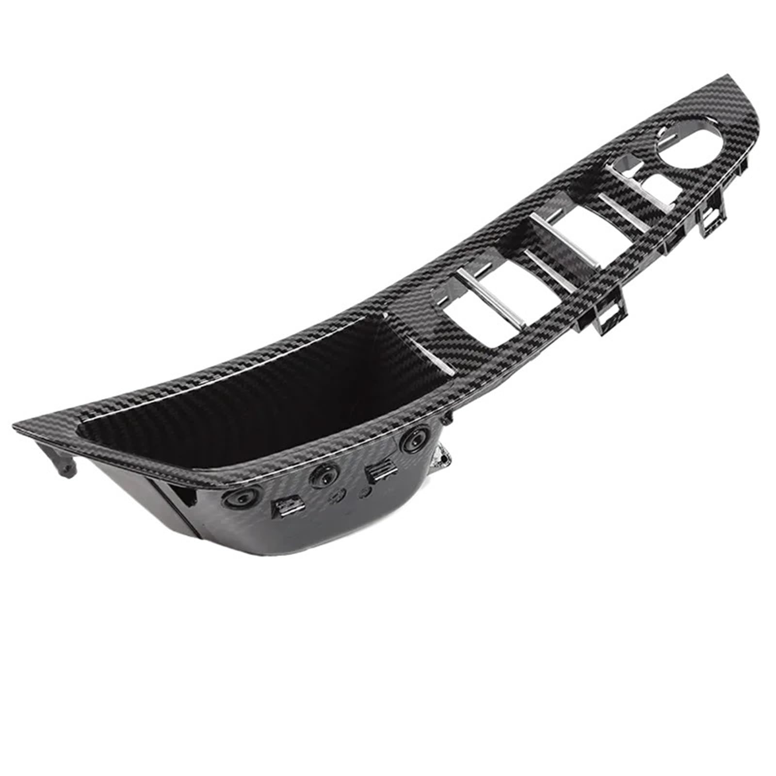 Autoinnentürgriffe Für 5 Series F10 F11 F18 520 523 Vordertür Inner Griff Innentür Panel Fahrersitz Schalter Rahmen Aufbewahrungsbox Abdeckung Autoinnenraum Innen Türgriff(LHD Carbon Fiber) von CQRBNE