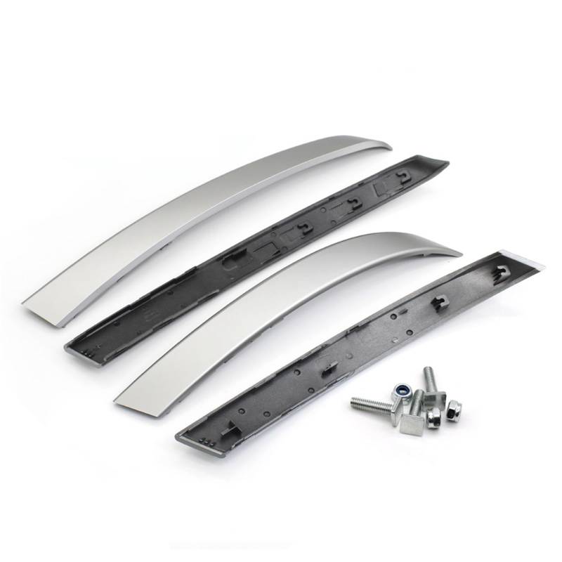 Autoinnentürgriffe Für 5 Series M5 E60 E61 2004 2005 2006 Auto Innen Vorne Hinten Tür Links Rechts Grip Griff Trim Abdeckung 2/4PCS Autoinnenraum Innen Türgriff(Silver-4piece) von CQRBNE