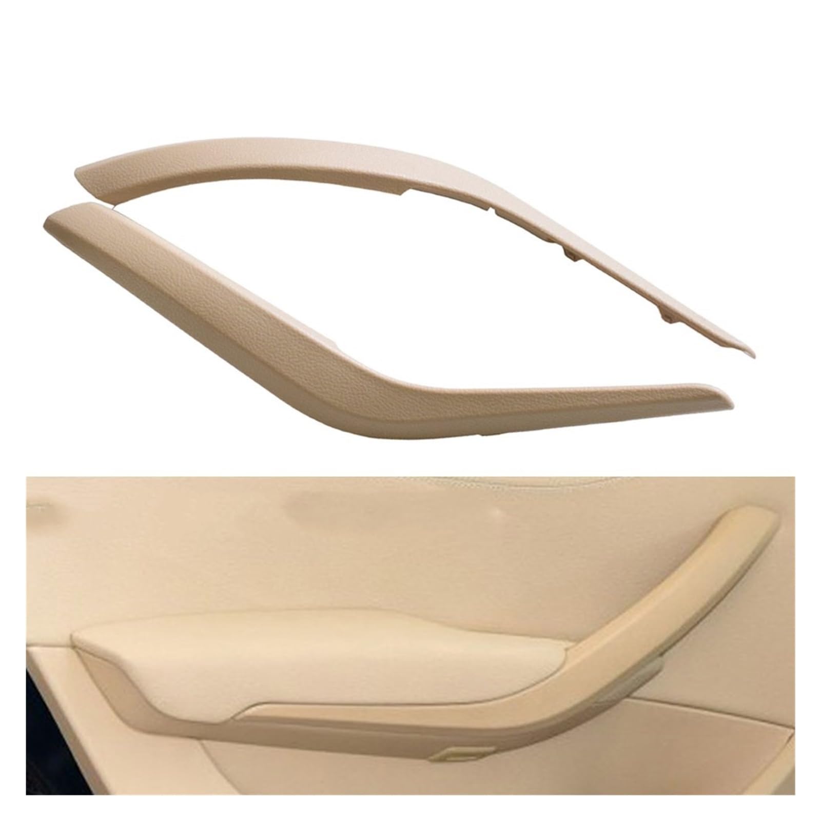 Autoinnentürgriffe Für X1 E84 2010-2016 Links Rechts Seite Auto Innen Tür Panel Griff Pull Trim Abdeckung Auto Innen Tür Griffe Abdeckungen Autoinnenraum Innen Türgriff(Beige-2piece) von CQRBNE