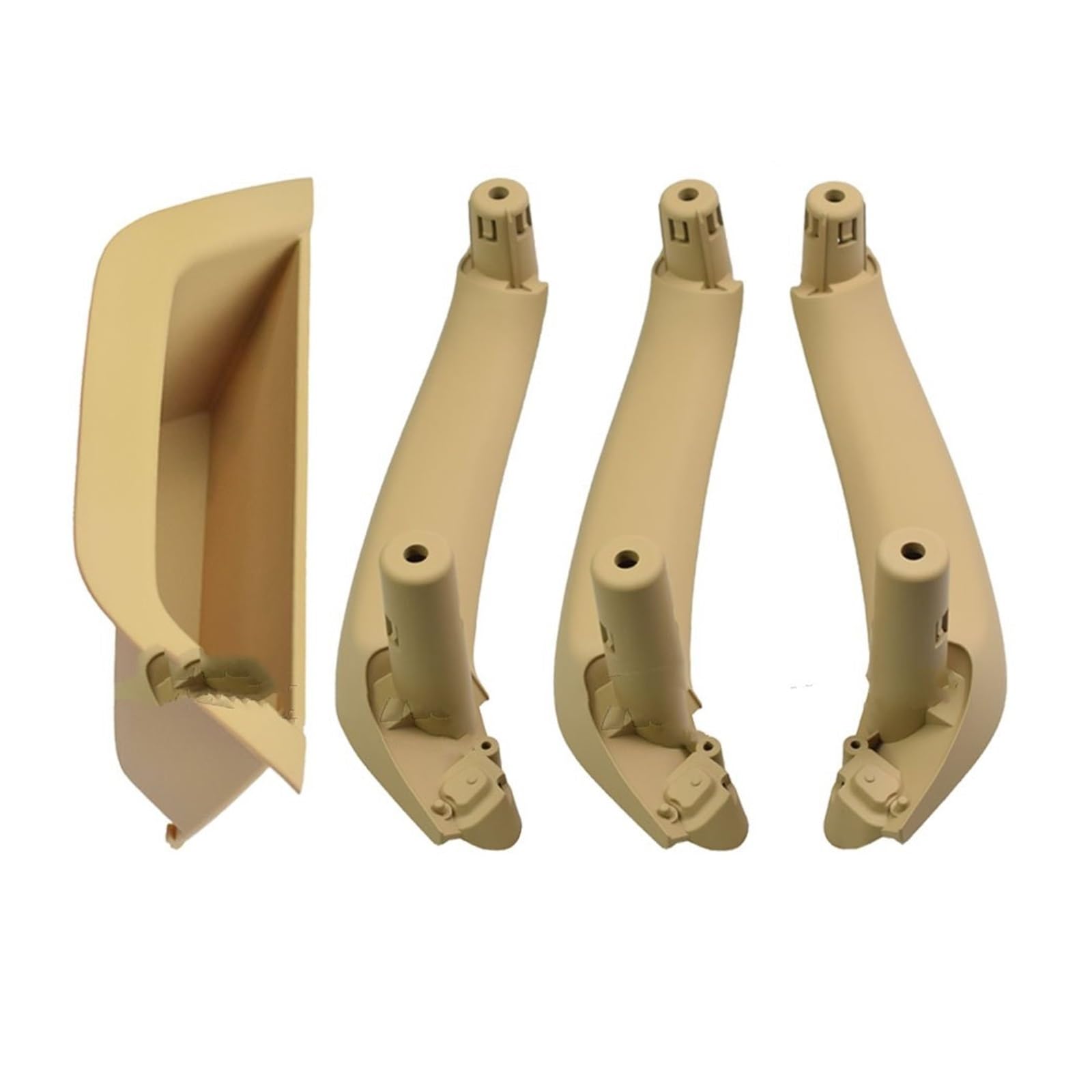 Autoinnentürgriffe Für X3 X4 F25 F26 2010-2017 LHD RHD Beige Schwarz Auto Links Rechts Innen Türgriff Innere Tür Panel Griff Pull Trim Abdeckung Autoinnenraum Innen Türgriff(RHD-Beige) von CQRBNE