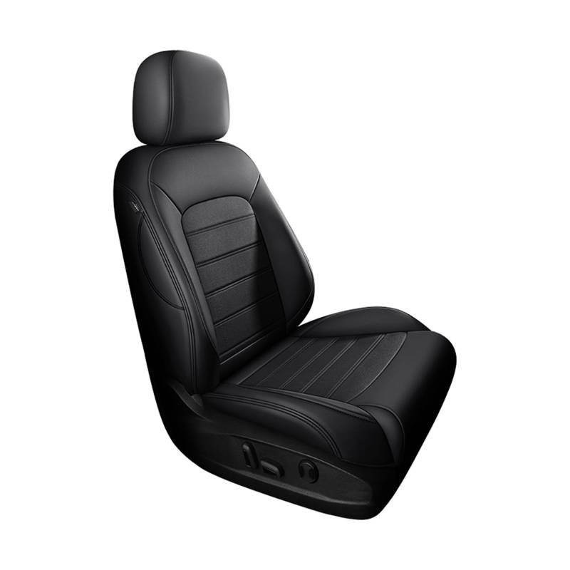 Autositzbezüge Für A4 B8 A3 8p Tt Mk2 A5 Für Sportback Q3 A6 C8 Q7 4l Q5 Q2 A1 Custom Leder Innen Auto Sitzbezüge Auto-Schonbezüge(1Pcs-Black) von CQRBNE