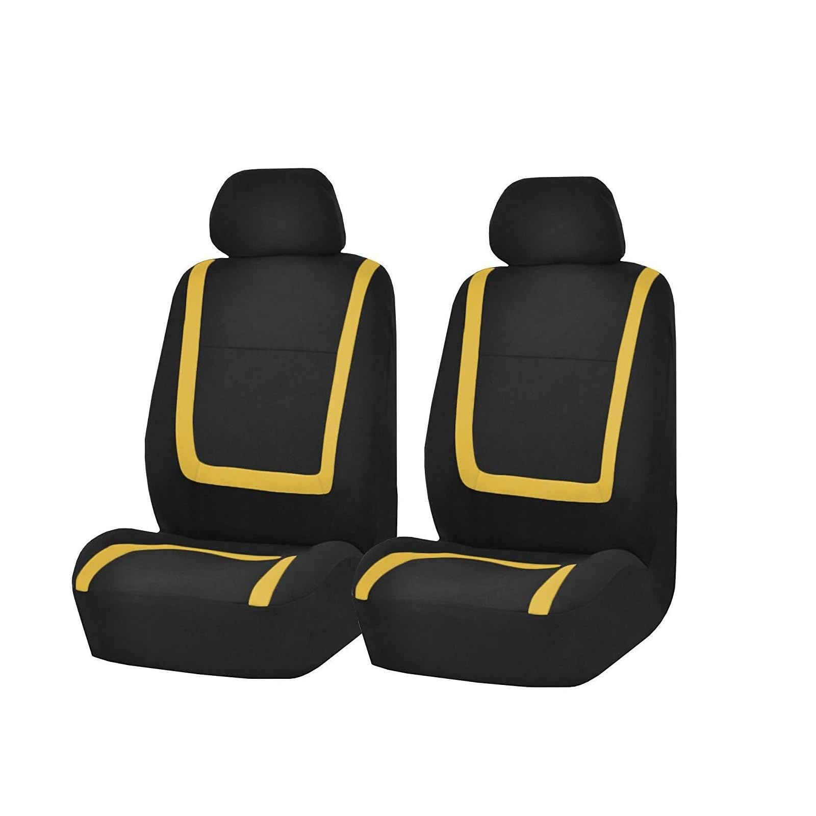 Autositzbezüge Für Citroen C2 C3 C4 Für Kaktus C5 C4 Für Picasso C6 DS3 DS4 DS5 Auto Sitzkissen Schutz Abdeckung zubehör Auto-Schonbezüge(2Seats-Yellow) von CQRBNE