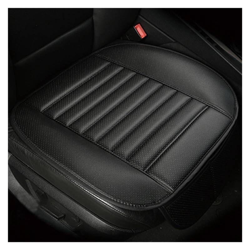 Autositzbezüge Für Civic Für Fit Für CRV Für XRV Für Accord Für Odyssey Für Jazz Für City Alle Modelle Universal Leder Sitzkissen Auto-Schonbezüge(1 seat Black) von CQRBNE