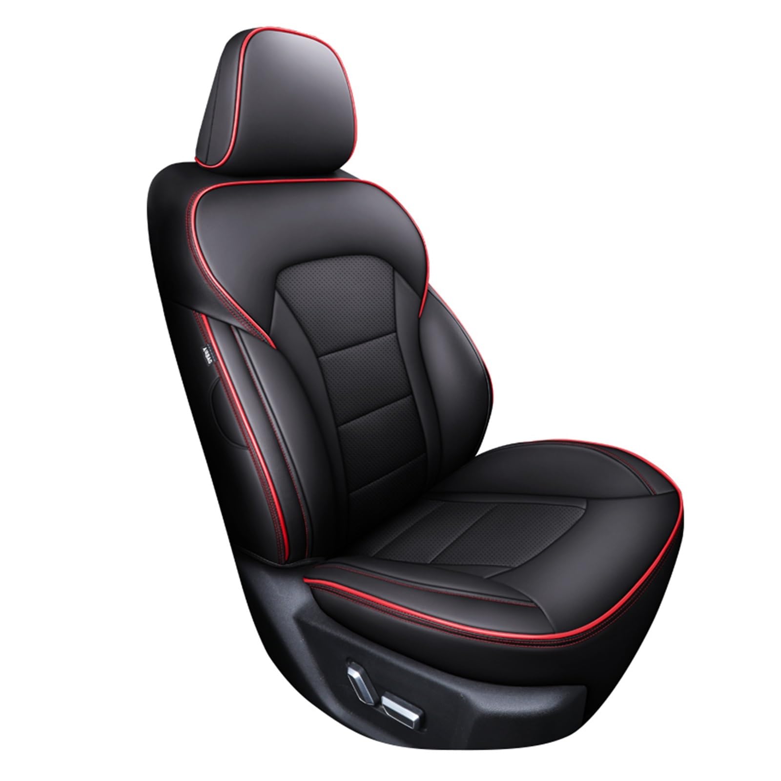 Autositzbezüge Für Mini Für Countryman Für Cooper R56 F56 Für Paceman Für Clubman Auto Sitz Abdeckung Anti-Slip Auto Innen Zubehör Auto-Schonbezüge(1Pc-Black Line) von CQRBNE