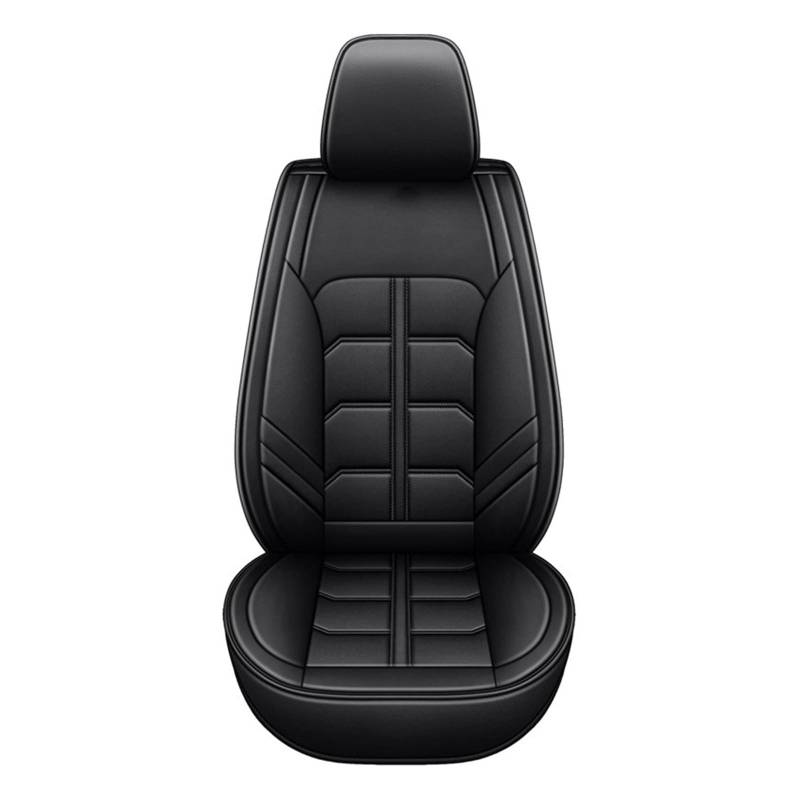 Autositzbezüge Für Opel Für Corsa D Für Insignia Für Vivaro Für Astra KJH Für Grandland X Für Zafira B Universal Auto Sitzbezug Wasserdichtes Leder Auto-Schonbezüge(1Pcs-Black) von CQRBNE