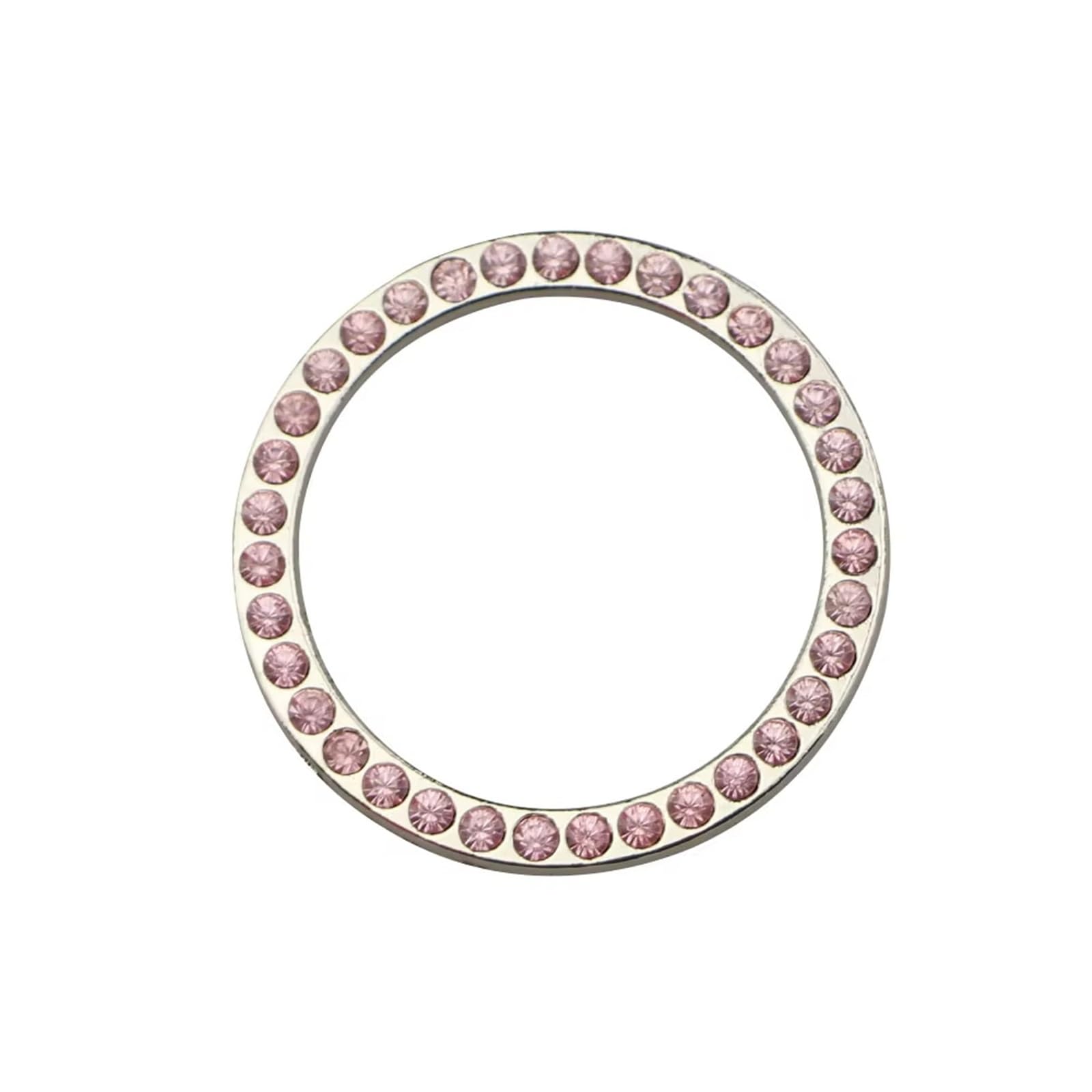 Autozubehör Innenraum Autos One-Key-Motor Start Stop Zündung Druckknopf Schalter Abdeckung Dekorative Strass Diamant Kristall Ring Auto Teile Autozubehör Innenraum(Pink) von CQRBNE