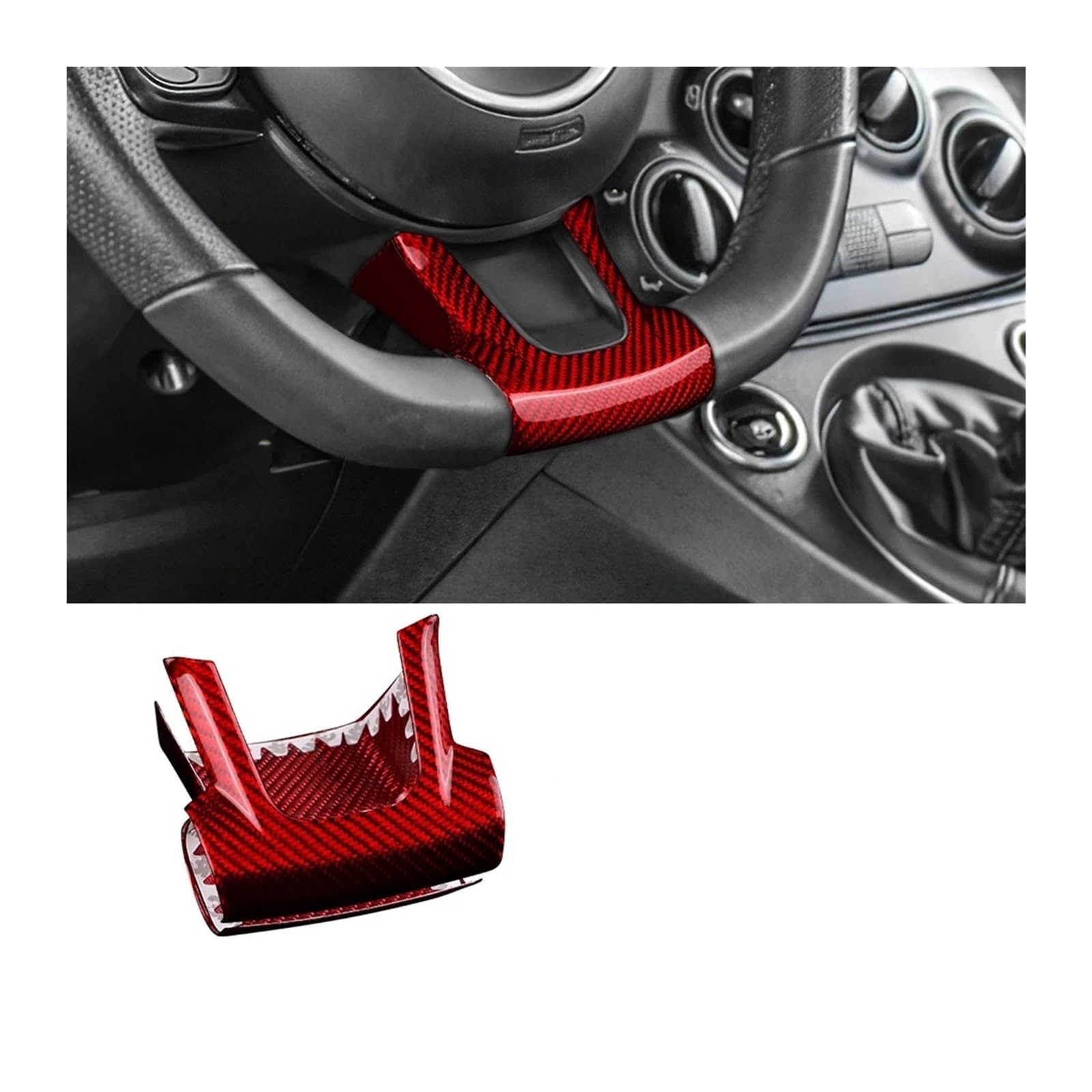 Autozubehör Innenraum Für Fiat 500 Für Abarth 595 695 2008-2014 2015 2016 2017 2018 2019 2020 2021 2022 2023 Autoinnenraum Autozubehör Innenraum(Bottom Frame Red) von CQRBNE