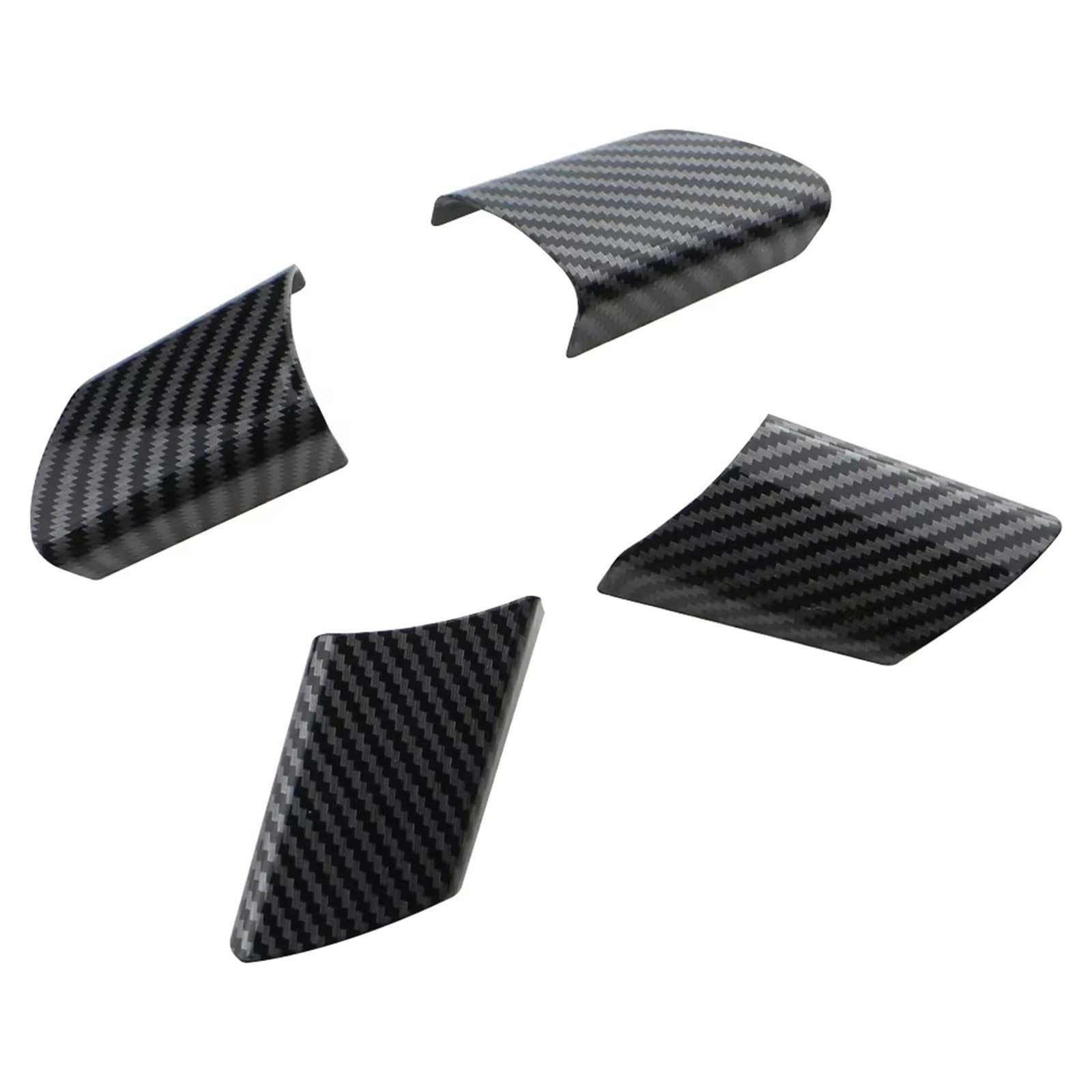 Autozubehör Innenraum Für VW Für Polo 2004 2005 2006 2007 Auto Carbon Fiber Texture Innen Lenkrad Panel Abdeckung Schutz Trim Autozubehör Innenraum von CQRBNE