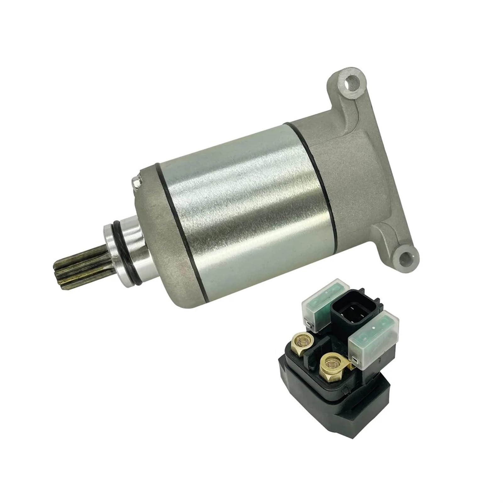 CQRBNE Anlasser Für Grizzly 550 2009-2014 28P-81890-00-00 28P-81890-01-00 410-58036 SMU0512 19500 Starter Motor & Magnet Relais Starter Anlasser von CQRBNE