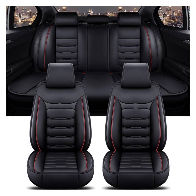 CQRBNE Autositzbezüge Für 3er E46 E90 E93 F30 F31 F34 F35 G20 G21 G28 alle Automodelle Universal-Autositzbezug Auto-Schonbezüge(Black Red 5 Seat) von CQRBNE