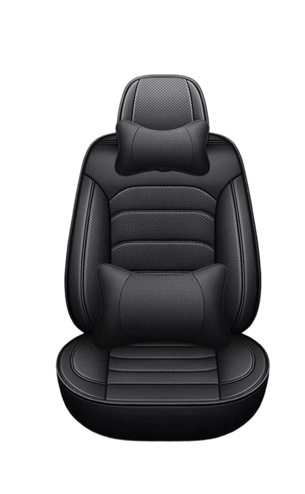 CQRBNE Autositzbezüge Für Benz Alle Modelle E-Klasse Für GLK Für GLC S55 SL W212 W211 Für SLK Material Universal Sitzbezug Auto-Schonbezüge(Black Pillow) von CQRBNE